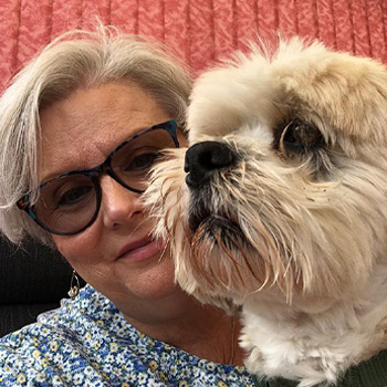 April Brown (With Buster)